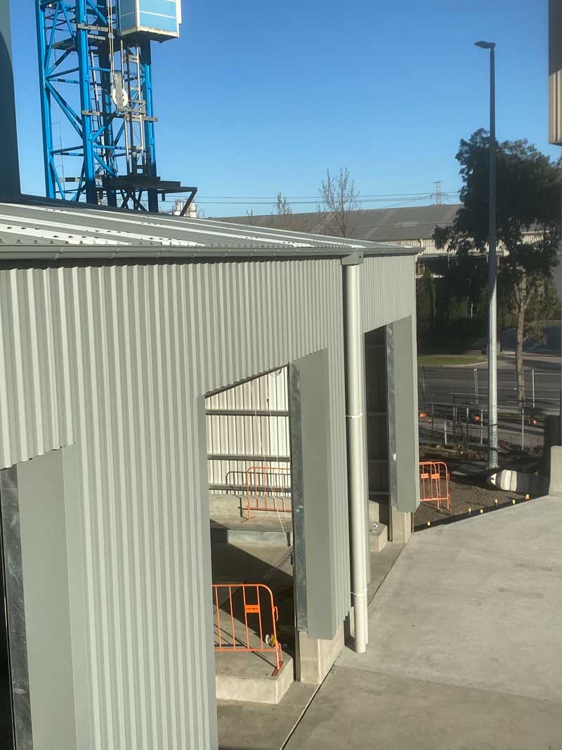 Silo D – Roofing and Cladding Awnings